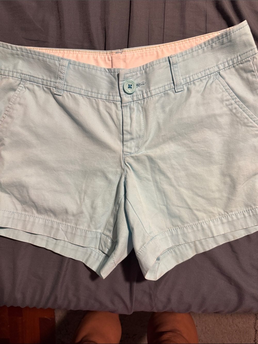 Lilly Pulitzer Light Blue Cotton Bermuda Shorts